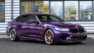 2023 BMW M5 Competition  Individual Twilight Purple  Walkaround 4K [upl. by Pride]