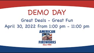 American Fireworks Demo Day 2022 [upl. by Squier]