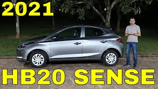 Avaliação Hyundai HB20 Sense Pack 2021 [upl. by Loggia]