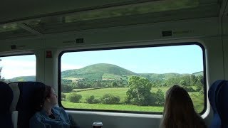 Scenic Train Rides Across Irish Countryside on Irish Rail [upl. by Ecreip]