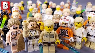 Every LEGO Luke Skywalker Minifigure EVER MADE 2019 Update [upl. by Candy]