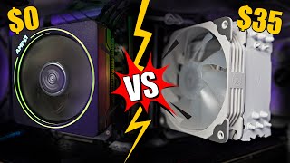 AMD Wraith Prism Vs Vetroo V5 Air Cooler  Is it even an upgrade [upl. by Adnopoz]