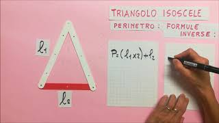 perimetro del triangolo e formule inverse [upl. by Frum]