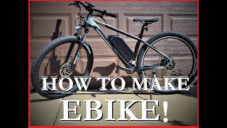 Convert ANY Bike to electric with a Hub Motor Conversion Kit [upl. by Selemas700]