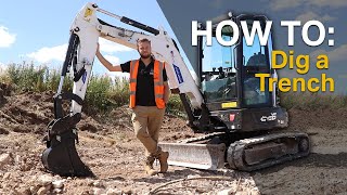 HOW TO Dig a Trench with an Excavator [upl. by Davison995]