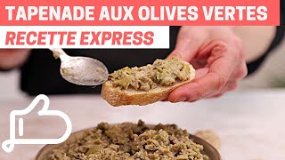 Recette Express  Tapenade dOlive Verte à Tomber par Terre [upl. by Adiehsar]