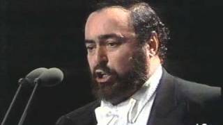 Luciano Pavarotti  Addio fiorito asil  1990  Milano  FIFA concert [upl. by Gerhardine]