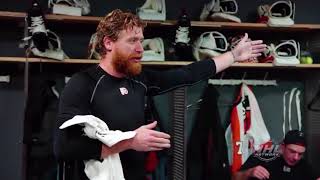 Jake Voracek Rips Into Team After 1st Period vs Lausanne HC  Behind the Glass Flyers Ep 3 [upl. by Elodia949]