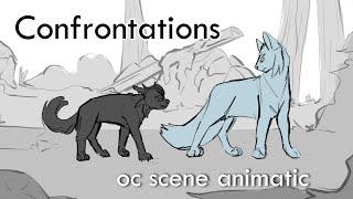 Confrontations  warrior cats oc storyboard animatic [upl. by Urbannal224]