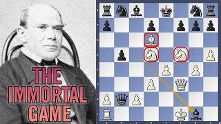 Anderssen vs Kieseritzsky  The Immortal Game London 1851 [upl. by Riplex]