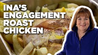 Ina Gartens Engagement Roast Chicken  Barefoot Contessa Cook Like a Pro  Food Network [upl. by Ennayoj887]