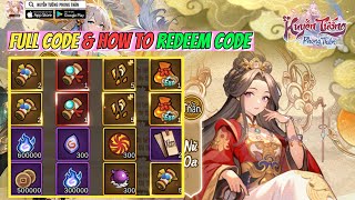 Full Code Huyễn Tướng Phong Thần amp How To Redeem Code [upl. by Arndt531]