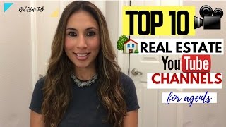 TOP 10 Real Estate YouTube Channels for Agents [upl. by Llezom]