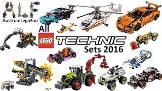 All Lego Technic Sets 2016  Lego Speed Build Review [upl. by Susannah]