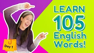 LEARN 105 ENGLISH VOCABULARY WORDS  DAY 1 [upl. by Lurie394]