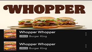 Whopper Whopper Ad But Its A Spotify Playlist [upl. by Anilos]