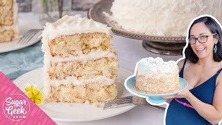 The most delicious and fluffy Southern Coconut Cake Recipe [upl. by Airdnax140]