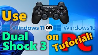 How to setup PS3 Controllers in PC and use it in games Win10 or Win11 [upl. by Aital]