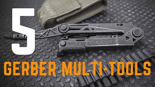 TOP 5 GERBER MULTITOOLS [upl. by Namas]