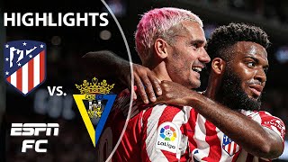 Atletico Madrid vs Cadiz  LaLiga Highlights  ESPN FC [upl. by Fidelio]