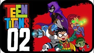 Teen Titans Walkthrough Part 2 PS2 GCN XBOX Level 2  Thriller Driller [upl. by Alil]