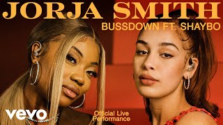 Jorja Smith  Bussdown ft Shaybo Live  Vevo Official Live Performance [upl. by Ramled]