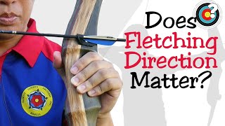 Does Fletching Direction Matter  Archery [upl. by Ycnay684]