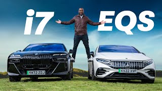 BMW i7 vs Mercedes EQS Which Is The KING Of Luxury  4K [upl. by Bella]