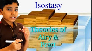 Isostasy  theories given by Airy and Pratt and their scientific explanation [upl. by Fotinas]