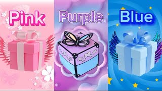 Choose your gift😍💝3gift box challenge😍🤮😃2 good and 1 bad pickonekickone wouldyourather [upl. by Ion]