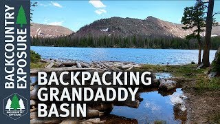 Backpacking Grandaddy Basin  22 Miles In Utahs High Uintas Wilderness [upl. by Ecydnak]