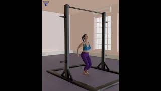 Dead Hang Exercise Animated Tutorial Boost Strength and Flexibility Flexitrace [upl. by Yasnil]