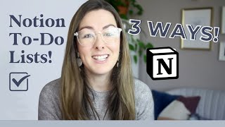 3 Ways to Create Notion ToDo Lists  Managing Tasks in Notion with Linked Databases amp Filters [upl. by Peace]