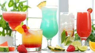 5 EASY Summer Cocktails  Perfect for Entertaining [upl. by Ettezus]