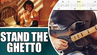 Stand the Ghetto  Bernard Lavilliers  Bass cover with tabs 53 [upl. by Gardia]