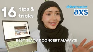 ultimate GUIDE on how to SUCCESSFULLY buy tickets on TICKETMASTER amp AXS presale floor tipshacks [upl. by Aivatnahs]