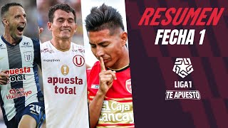 Resumen de la fecha 1 del Torneo Apertura 2025 todos los goles que viste en L1 MAX [upl. by Bremser]