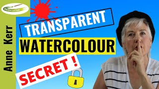 TRANSPARENT WATERCOLOUR SECRET  Get Stunning Transparent Watercolours The EASY Way [upl. by Plumbo]