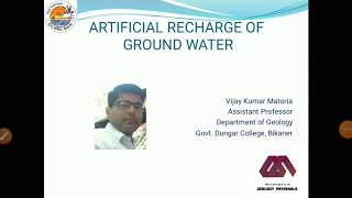 Artificial Ground Water Recharge part 1 [upl. by Timothea710]