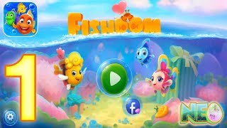 Fishdom Gameplay Walkthrough Part 1  Level 15 Completed iOS Android [upl. by Ijic]