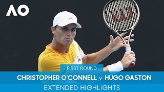 Christopher OConnell v Hugo Gaston Extended Highlights 1R  Australian Open 2022 [upl. by Thirion59]