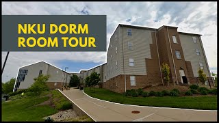 University Suites Dorm Room Tour — College Freshman Northern Kentucky University [upl. by Nwadrebma]