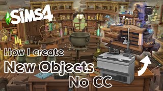 How I Create New Objects In The Sims 4 Without CC  Alchemy Lab Speedbuild [upl. by Comfort]