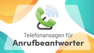 ☎️ AnrufbeantworterAnsagen für Unternehmen  telefonansagende [upl. by Nivrag33]