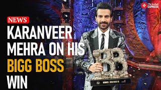 Bigg Boss 18 Winner Interview Karan Veer Mehra Crowned Winner Amid StarStudded Event  Chumveer [upl. by Anchie]