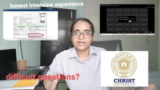 christ university pi and mpcomplete experience questions asked [upl. by Bish]