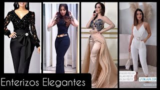 MONOSJUMPSUITROMPERS ENTERIZOS ELEGANTES PARA FIESTA 2022 moda2022 tendencia2022 vestidos [upl. by Wain]