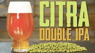 How to Brew Beer  Citra Double IPA Homebrew Recipe [upl. by Kono604]