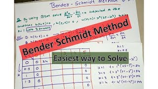 Bender Schmidt Method [upl. by Goodrow]