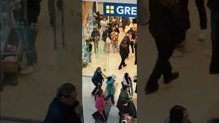 Shoplifting with police inside store Greggs stealing greggs police [upl. by Eugnimod]